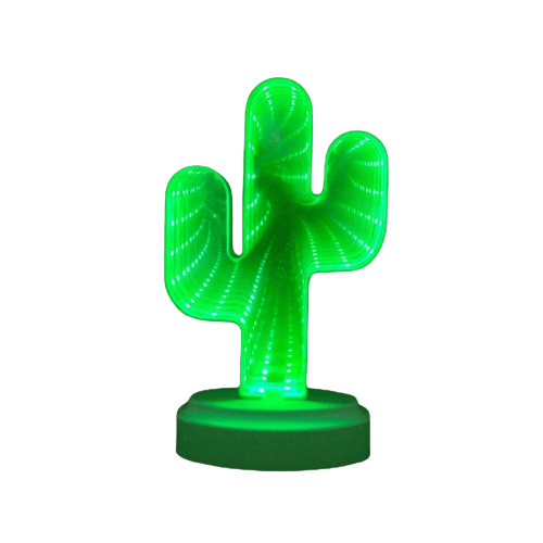LED-lampe Kaktus, Grønn