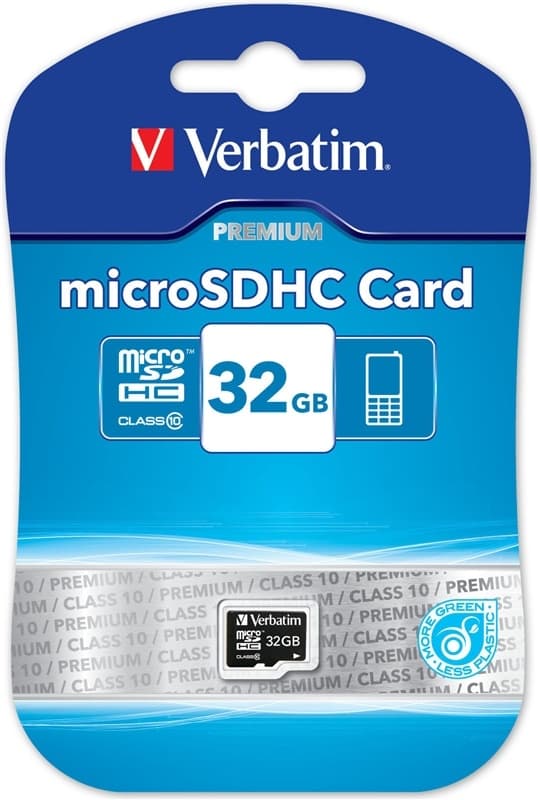 Verbatim muistikortti, microSDHC, 32Gb, microSDHC Class 10
