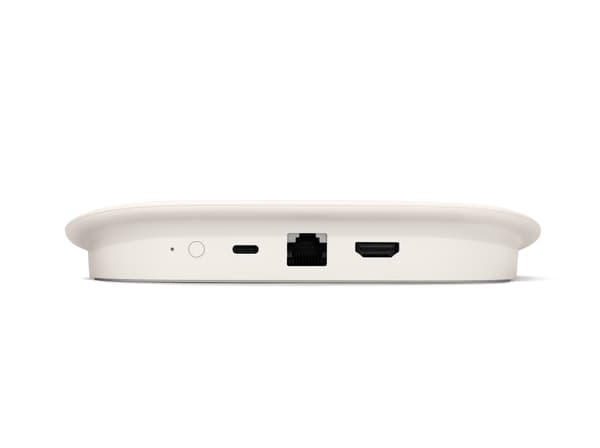 Google Mediaspelare Google TV Streamer 4K, Bundle - Porcelain Google