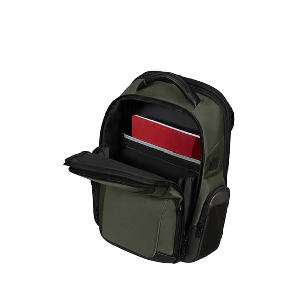 Samsonite Reppu PRO DLX6 15.6" 3VOL Laajennettava Vihreä