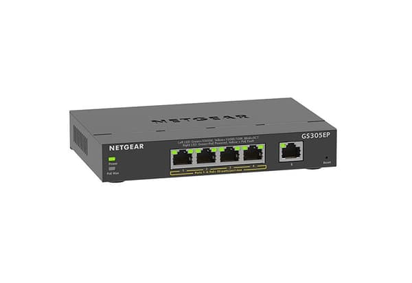 Netgear 5PT GE PLUS-BRYTER M/ POE+