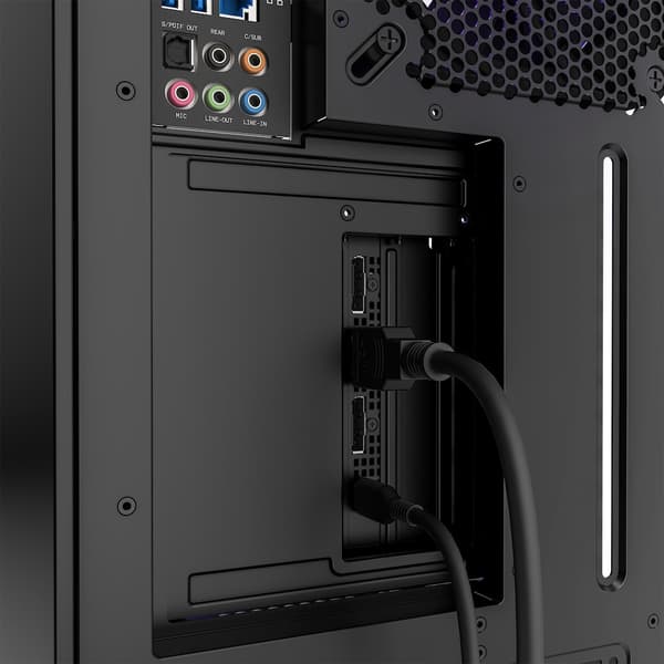 NZXT Vertical GPU Mounting Kit – monteringsbeslag til grafikkort, sort