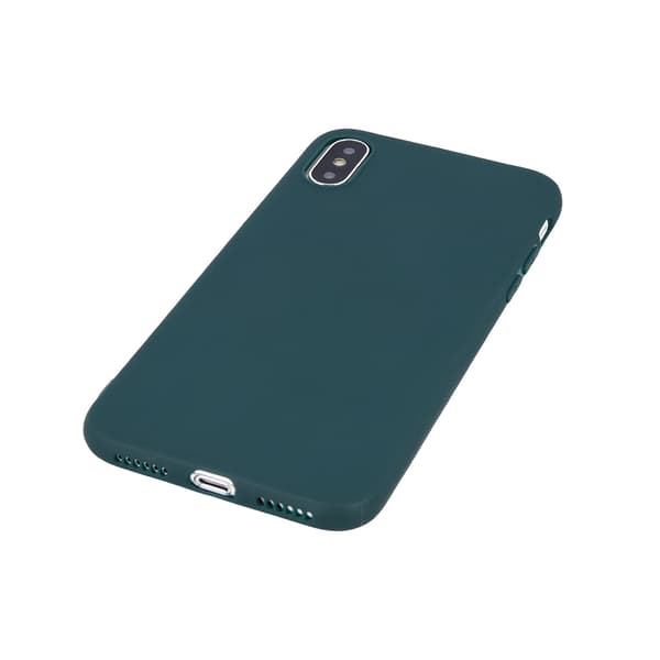 Matt TPU-etui til iPhone 16 Plus, skovgrøn