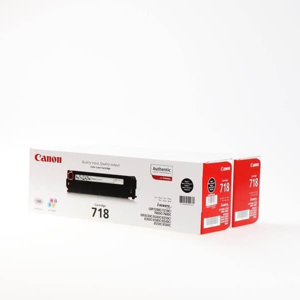 Canon Toner 2662B005 718 Musta Twin-pack