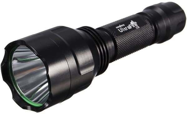UltraFire taskulamppu 400lm, musta