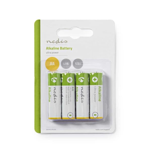 Nedis Alkaline Batteri AA | 1.5 V DC | 4-Pakke