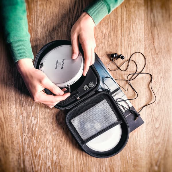 Lenco Powerbank kotelo Discman 5000mah Harmaa
