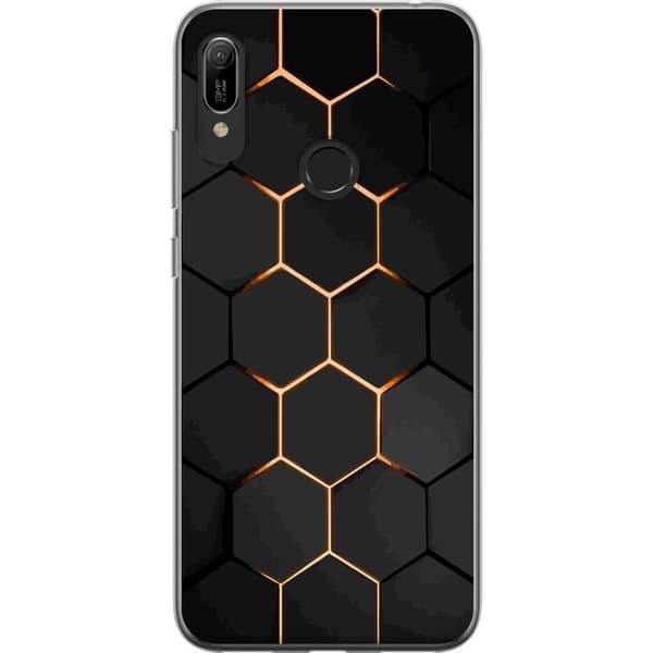 Mobildeksel til Huawei Y6 (2019) med Luksuriøst Mønster motiv