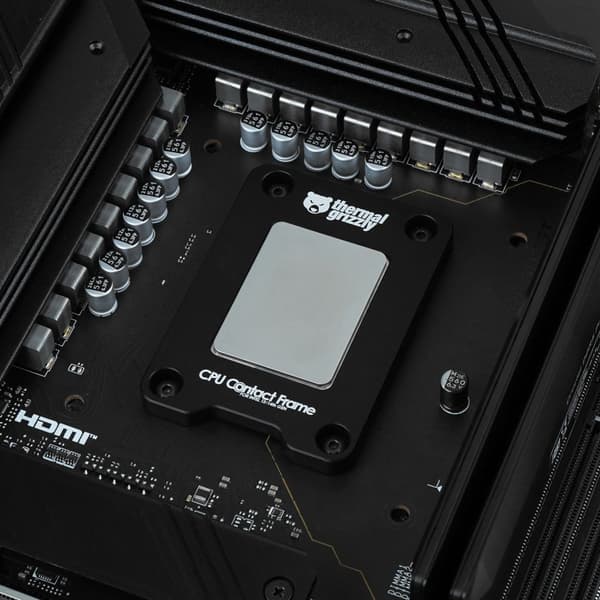 Thermal Grizzly CPU Contact Frame – kontaktram för Intels 13:e och 14:e generationens processorer.