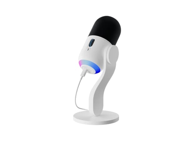 Logitech Yeti GX dynamisk RGB-spillmikrofon med LIGHTSYNC, off-white