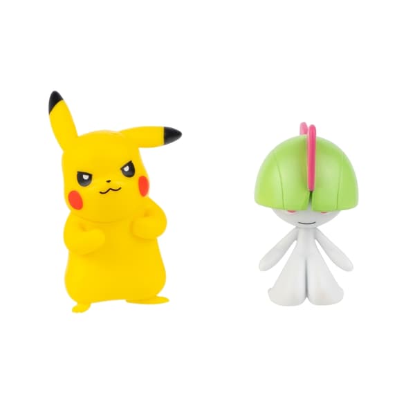 Pokémon Stridsfigurer, 2-pack – Ralts & Pikachu (PKW4059)