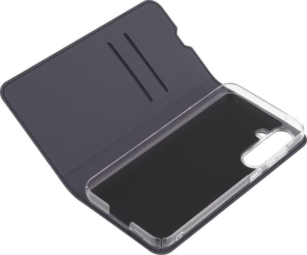 FoneKit BookCase -suojakotelo, Samsung Galaxy S23 FE, musta