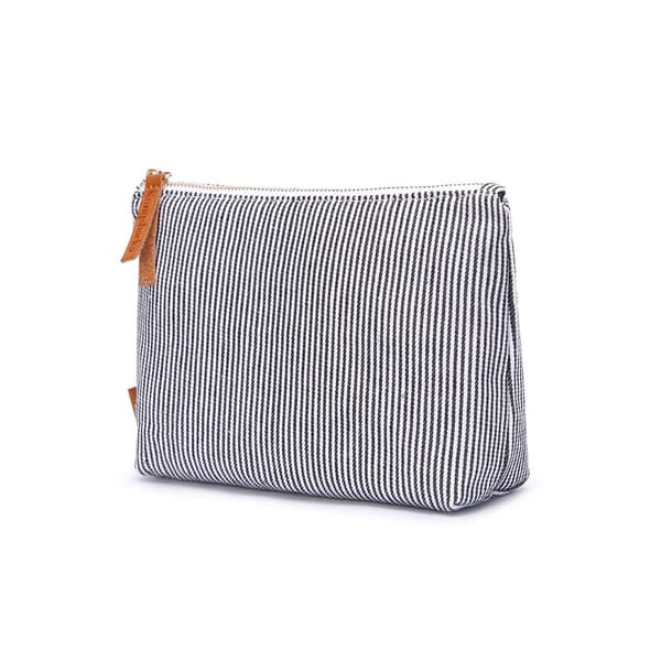Kungsbacka Necessär Frida Top medium Black and White Stripe
