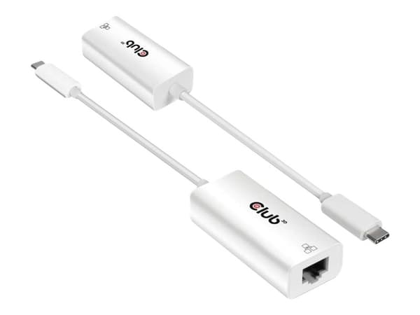 Club 3D Netværksadapter USB-C 3.2 Gen 1 1Gbps Kabling