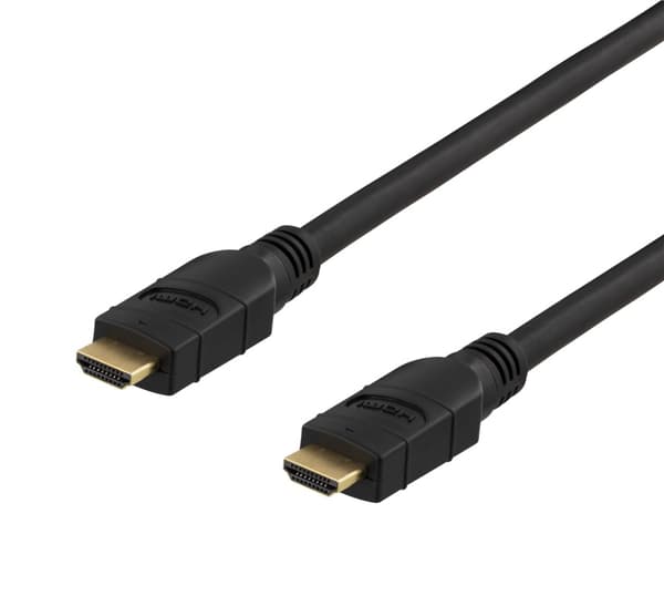 DELTACO PRIME active HDMI cable, 5m, 4K 60Hz, Spectra, black