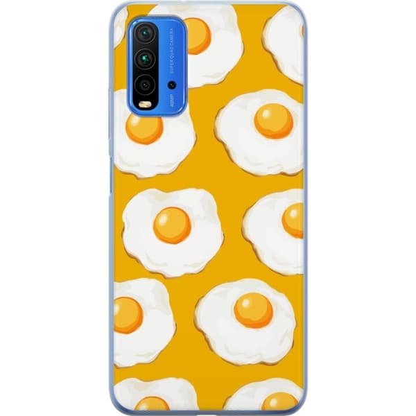 Mobildeksel til Xiaomi Redmi 9T med Stekt egg motiv