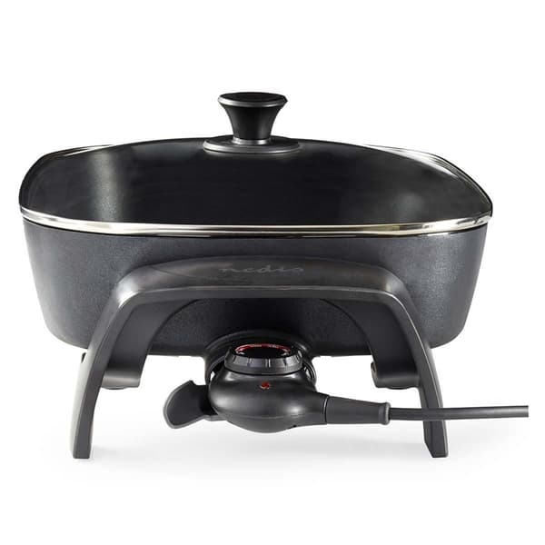 Nedis Elektrisk Stekepanne | 40 cm | Solid konstruksjon i aluminium
