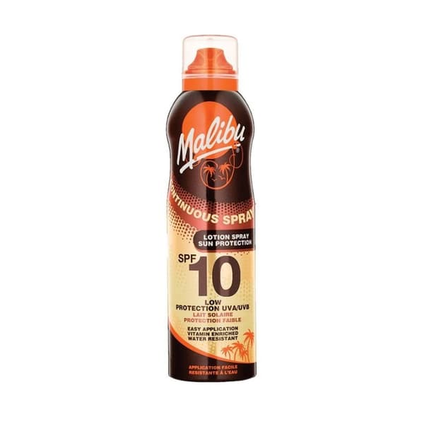 Malibu Continuous Lotion Spray, solkrem SPF10 175 ml