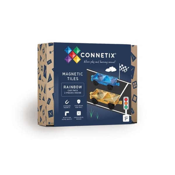 Connetix Sateenkaari-autopakkaus 2 kpl - (CT-R-00002-CA)