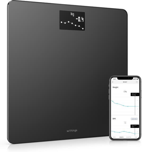 Withings Kroppsvåg, svart