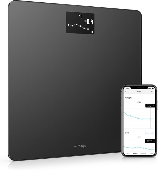 Withings Body -henkilövaaka, musta
