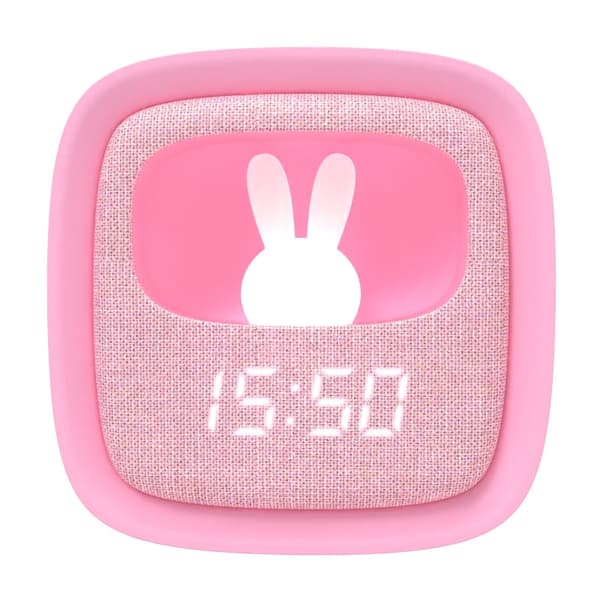 Mobility On Board Vekkerklokke med Lys Billy Clock Rosa Marshmallow