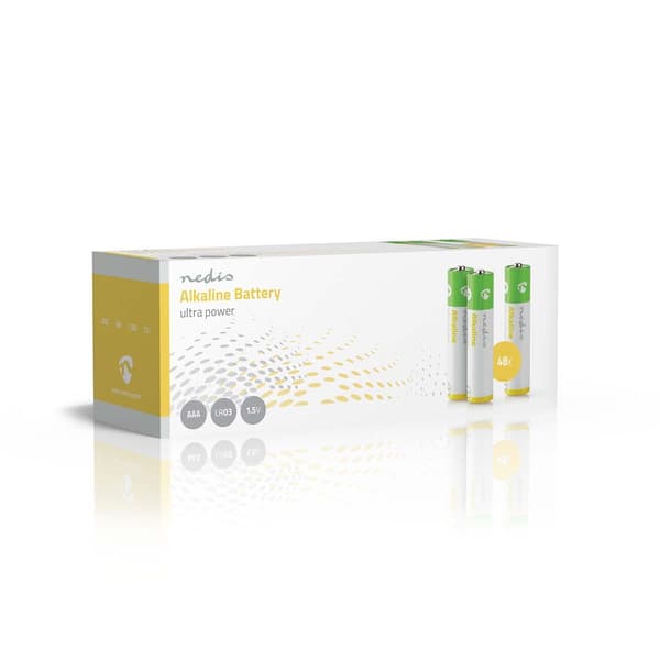 Nedis Alkaline Batteri AAA | 1.5 V DC | 48-Pack