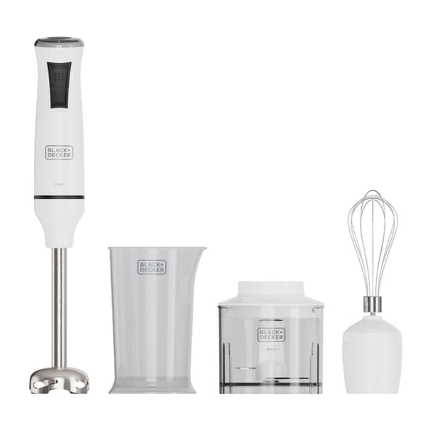 BLACK+DECKER Stavblender Sæt 750W Hvid