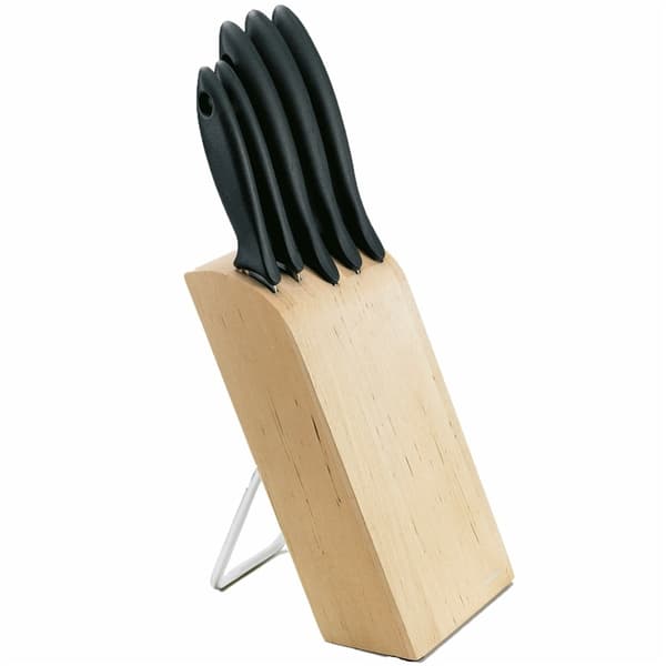 Fiskars Knivblock med 5 knivar Essenti