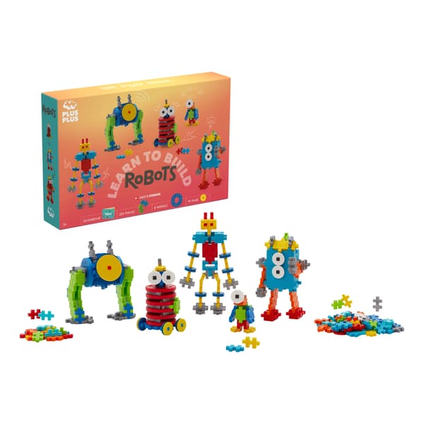 Plus Plus Lær å bygge roboter (3963)