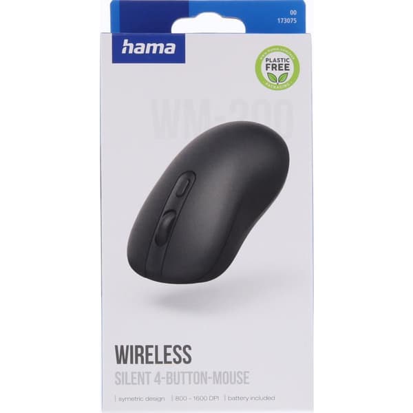 Hama Mus WM-200 Trådløs Sort