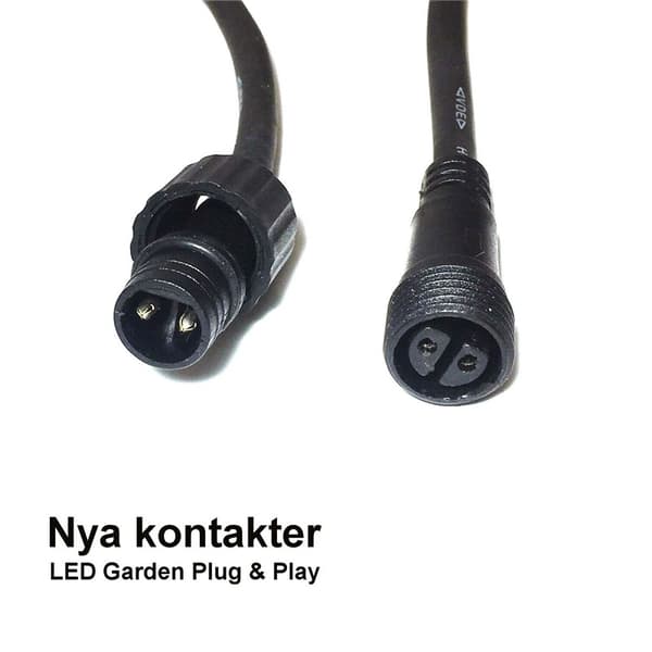 LightsOn Grenkabel 5m 5+1 stikkontakter