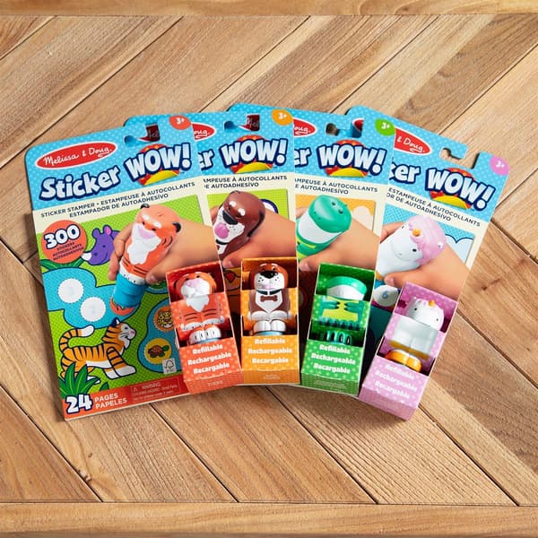 Melissa & Doug Tarra WOW! Tiger kirjan & Tarrat