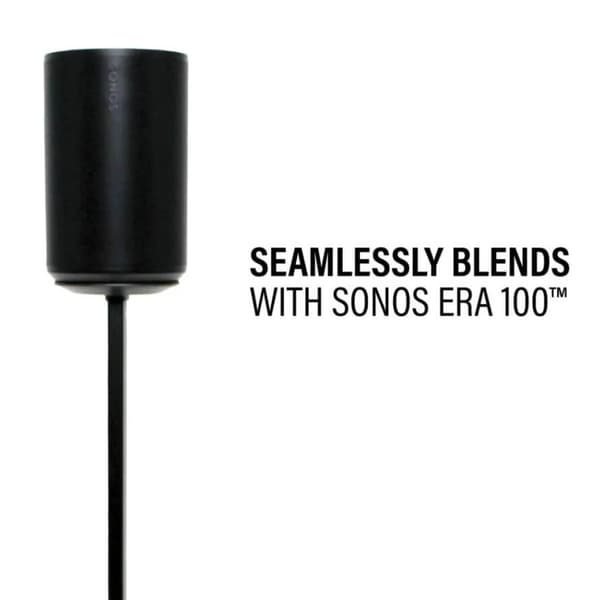 SANUS Floor Stand Adjustable for Sonos ERA 100 Single Black