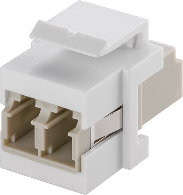 Goobay Keystone-modul til lysledere 17,2 mm bredde, 2x LC-Duplex hunstik