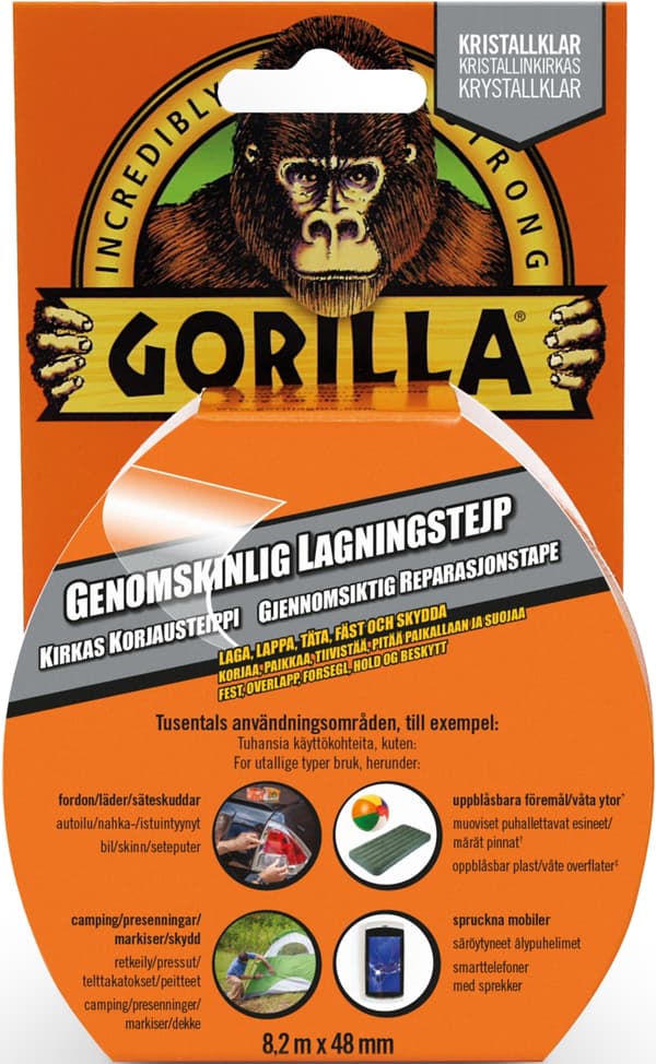 Gorilla Tape Monteringstejp 1,52m x 25,4 mm