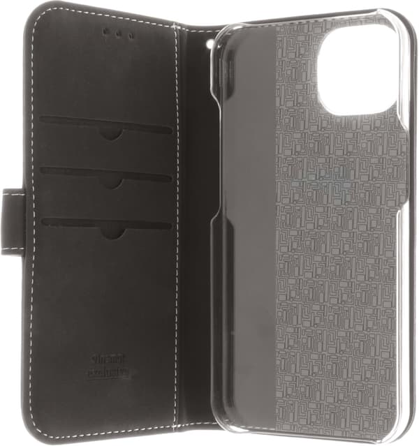 Insmat Exclusive Flip Case Plånboksfodral, iPhone 13, svart