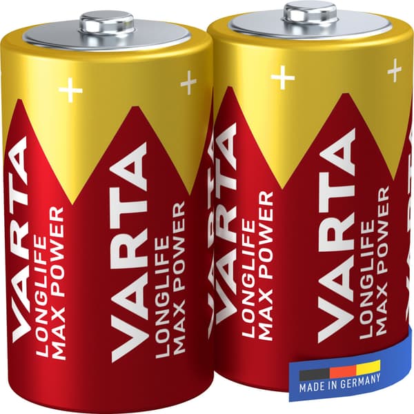 Varta Longlife Max Power D / LR20  Batteri 2-pack
