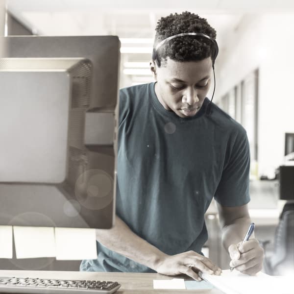 LogiLink Bluetooth Mono-headset med ladestativ
