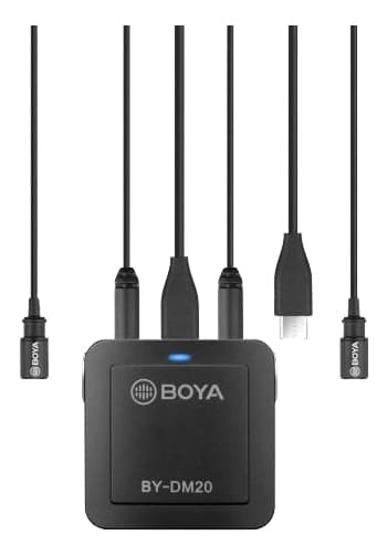 BOYA Mikser og mikrofon for smarttelefoner