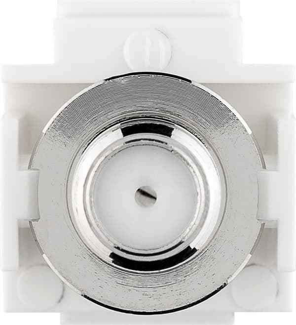 Goobay Keystone-modul SAT/antenne, planforsænket montering IEC / coax stik > F socket