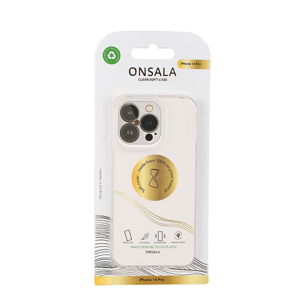 Onsala Wallet Genenvendt TPU Transparent - iPhone 14 Pro