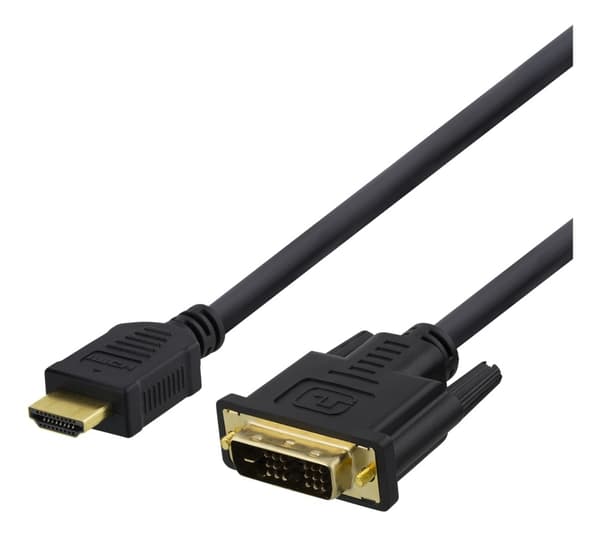 DELTACO HDMI to DVI cable, 7m, Full HD, black
