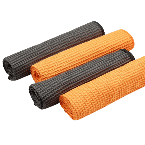Mikrofiber pudseklud til bilpleje, Orange