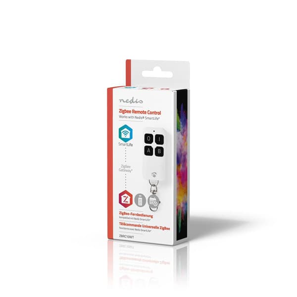 Nedis SmartLife Fjärrkontroll | Zigbee 3.0 | Antal knappar: 4 | Android™ / IOS | Vit