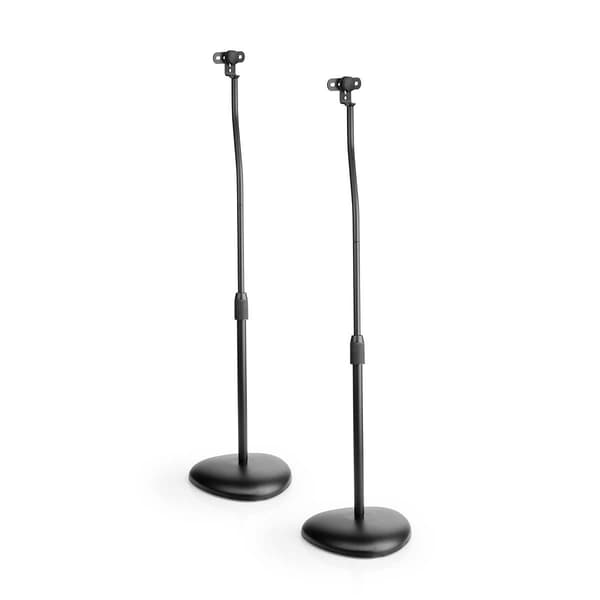 Nedis Speaker Mount | Kompatibel med: Universell | Gulv | 4.5 | Height Adjustable | ABS / Stål | Sort
