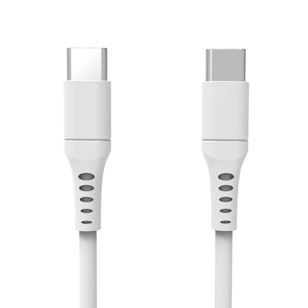 Gear Laddkabel USB-C till USB-C 2.0 3m Kabel Vit