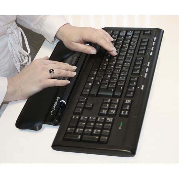 Ergoslider Plus+, håndledsstøtte med indbygget mus 5 knapper+scroll,