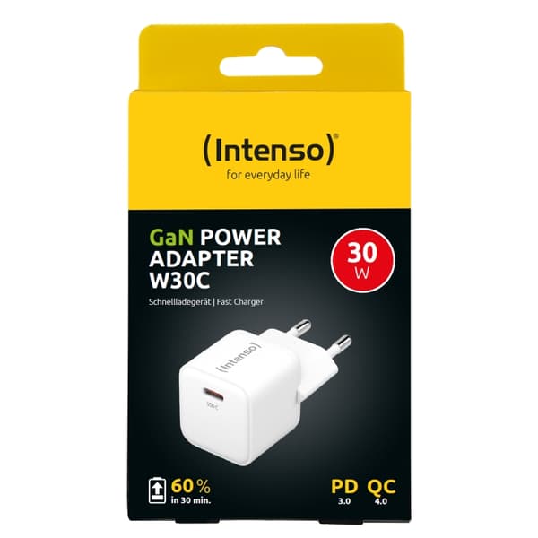 Intenso Laddare 30W mobilladdare USB-C Intenso