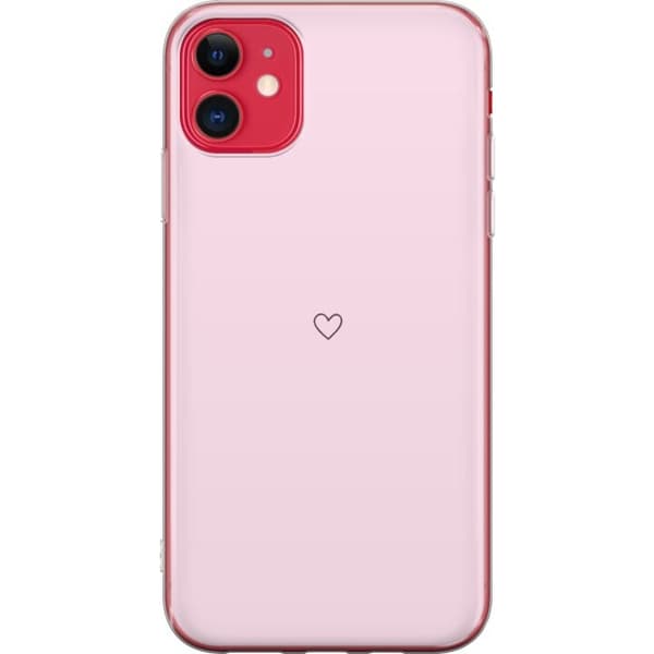 Mobildeksel til Apple iPhone 11 med Hjerte motiv